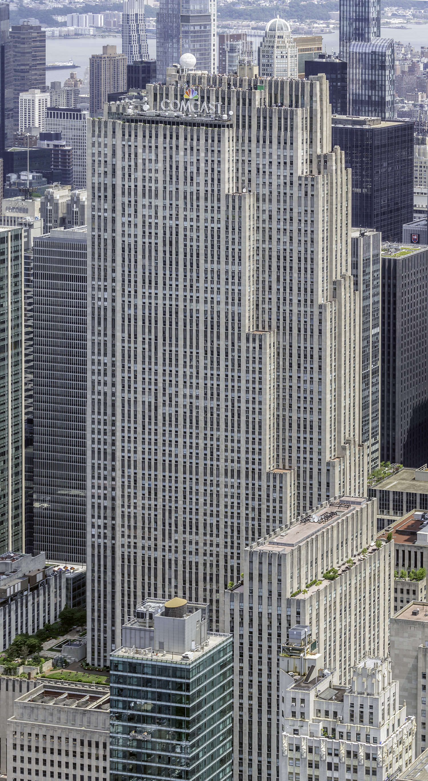 GE Building, New York City - View from One Vanderbilt. © Mathias Beinling